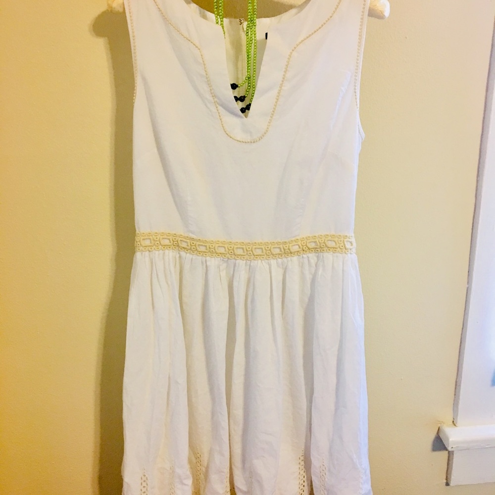 Ann Taylor White Sundress